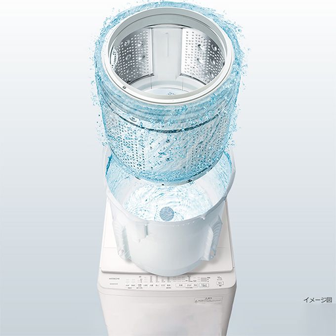 A006★2023年製　日立　洗濯機　7KG インバーター　ビートウォッシュ 洗濯機・衣類乾燥機：日立の家電品
