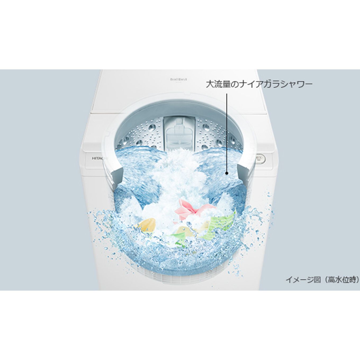 グリーン住宅ポイントインバーター全自動洗濯機 ビートウォッシュ(洗濯8.0kg/自動槽洗浄/ふろ水ポンプ付き)イメージ