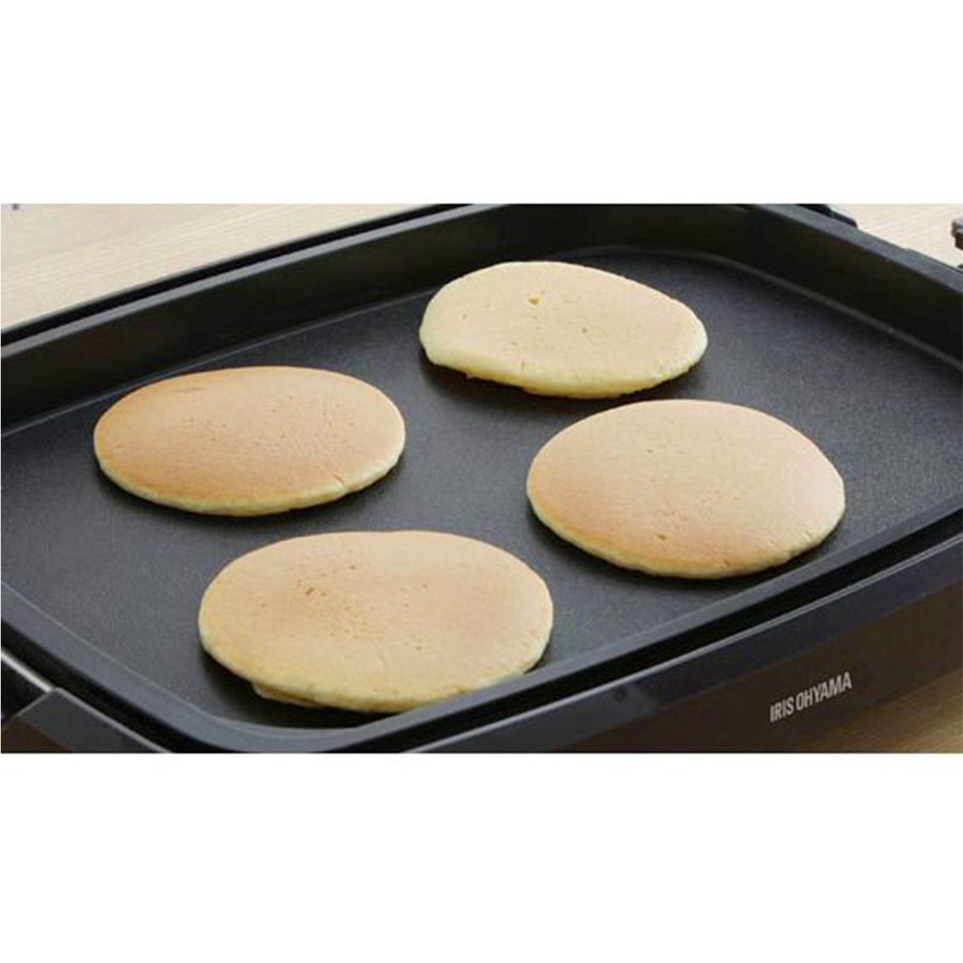 グリーン住宅ポイント網焼き風ホットプレート 3枚 ブラックイメージ