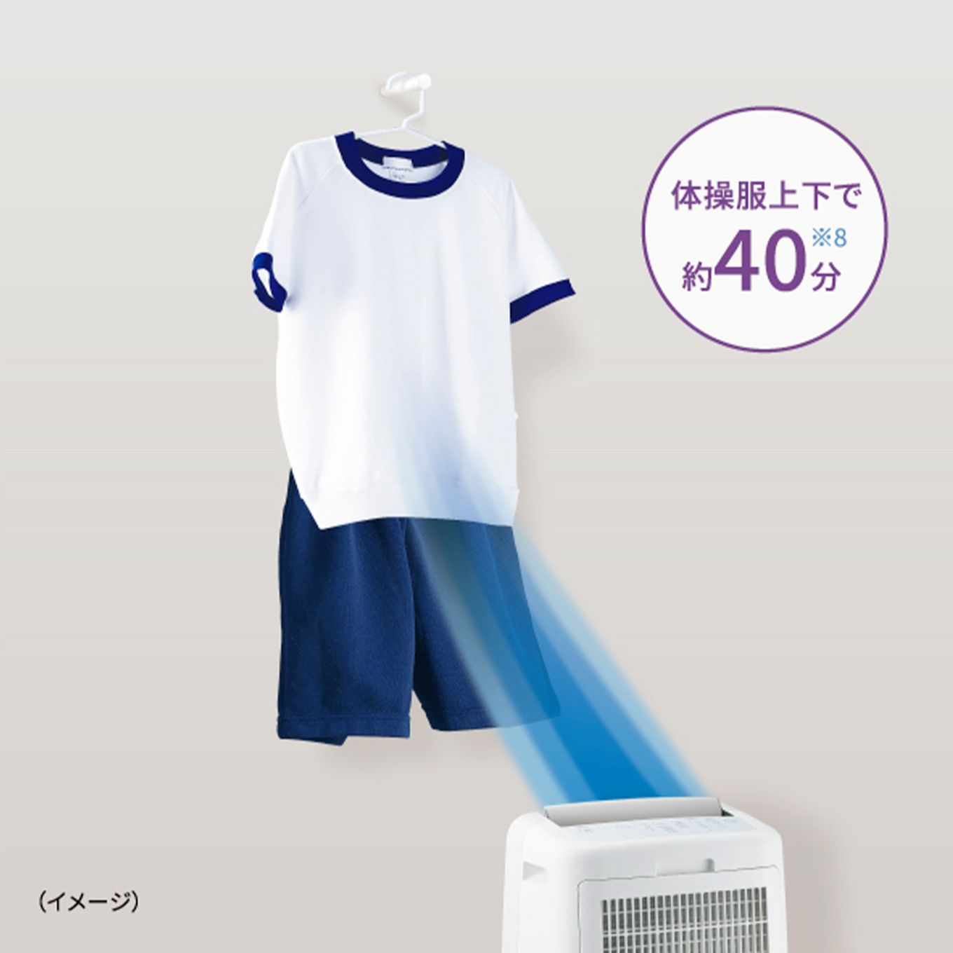 グリーン住宅ポイント衣類乾燥除湿機(木造23畳まで/鉄筋45畳まで/コンプレッサー方式)イメージ