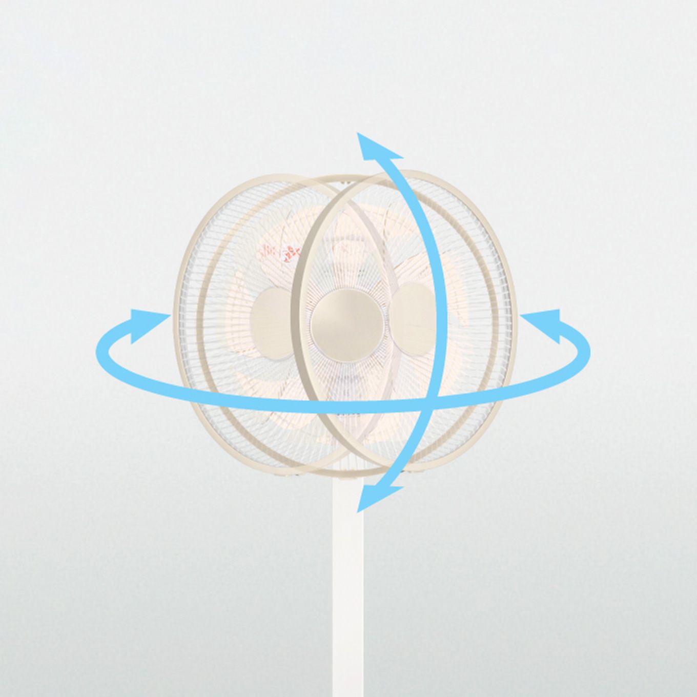 グリーン住宅ポイントリビング扇風機(DCモーター搭載/リモコン付き)イメージ