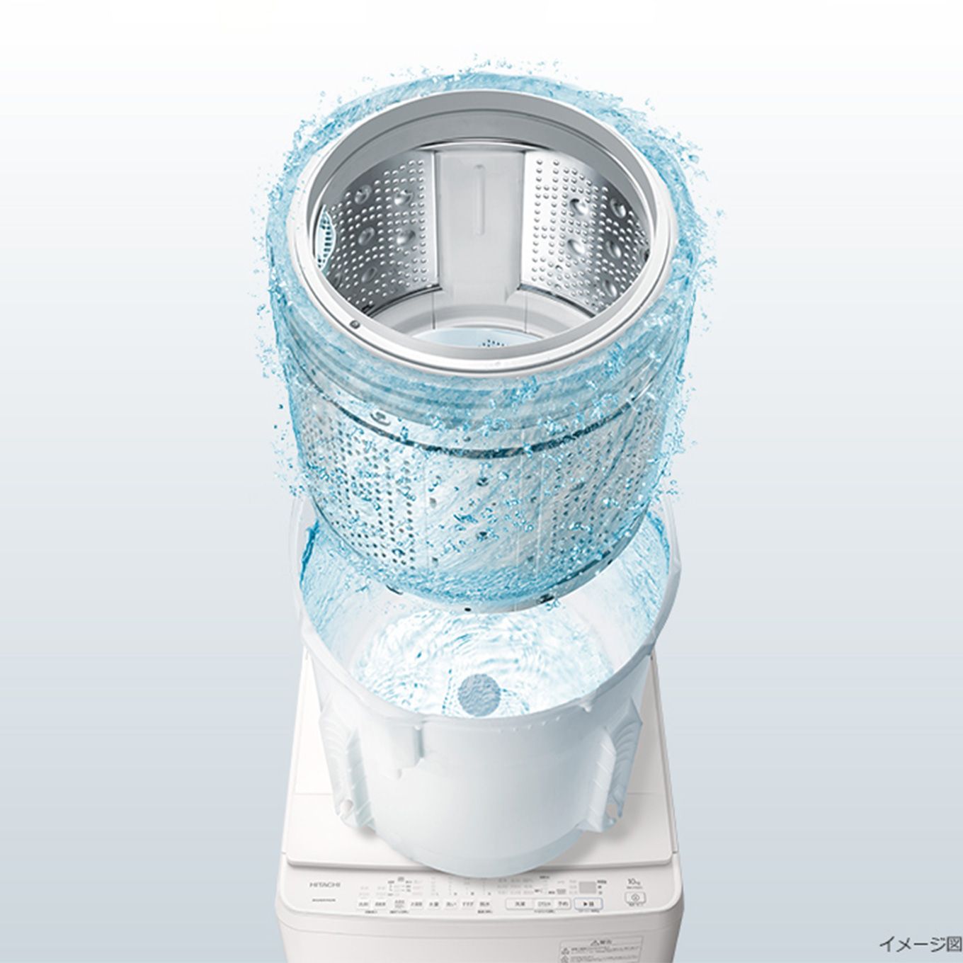 グリーン住宅ポイント全自動洗濯機 ビートウォッシュ(洗濯8.0kg/上開き)イメージ