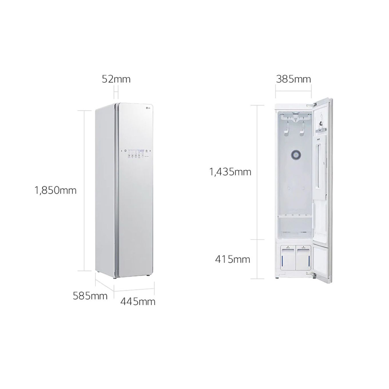 グリーン住宅ポイントクローゼット型クリーニング機 Styler スチームウォッシュ&ドライイメージ