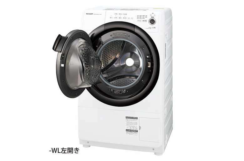 シャープ ドラム式洗濯乾燥機 ES-S7F-WL（洗濯7.0kg／乾燥3.5kg／ヒーター乾燥／左開き） ホワイト系 ESS7F-WL ｜グリーン住宅ポイント交換商品を探すならエコdeギフト