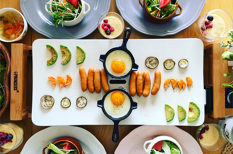 デザイン賞受賞の美しすぎる
真っ白なホットプレート