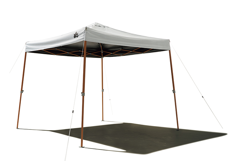 特殊加工で日射しと熱を超強力ブロック!
わずか2分の組立て簡単Qセットタープ