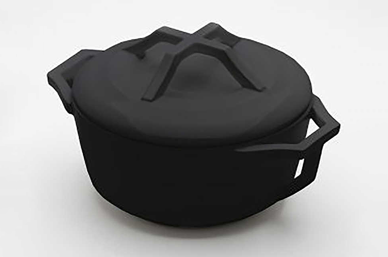 土鍋らしくないから良い
モダンデザイン建築のような美しいフォルム