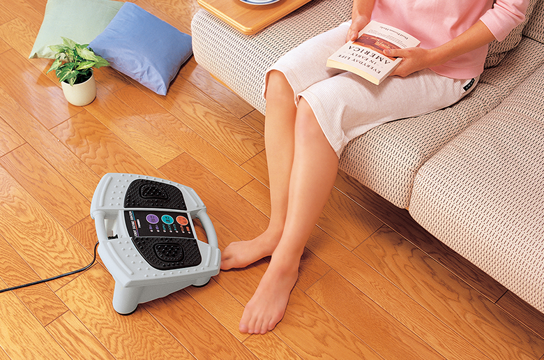 仕事やスポーツでお疲れの足へ
心地よい刺激を