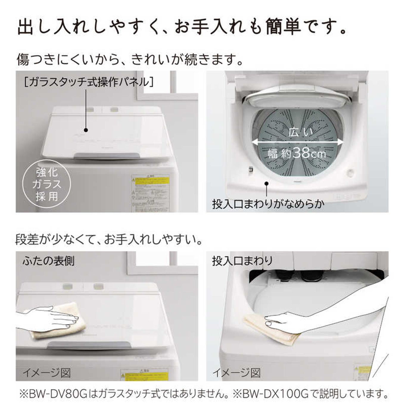 グリーン住宅ポイント縦型洗濯乾燥機 ビートウォッシュ(洗濯9.0kg / 乾燥5.0kg / ヒーター乾燥 / ふろ水ポンプ付)イメージ
