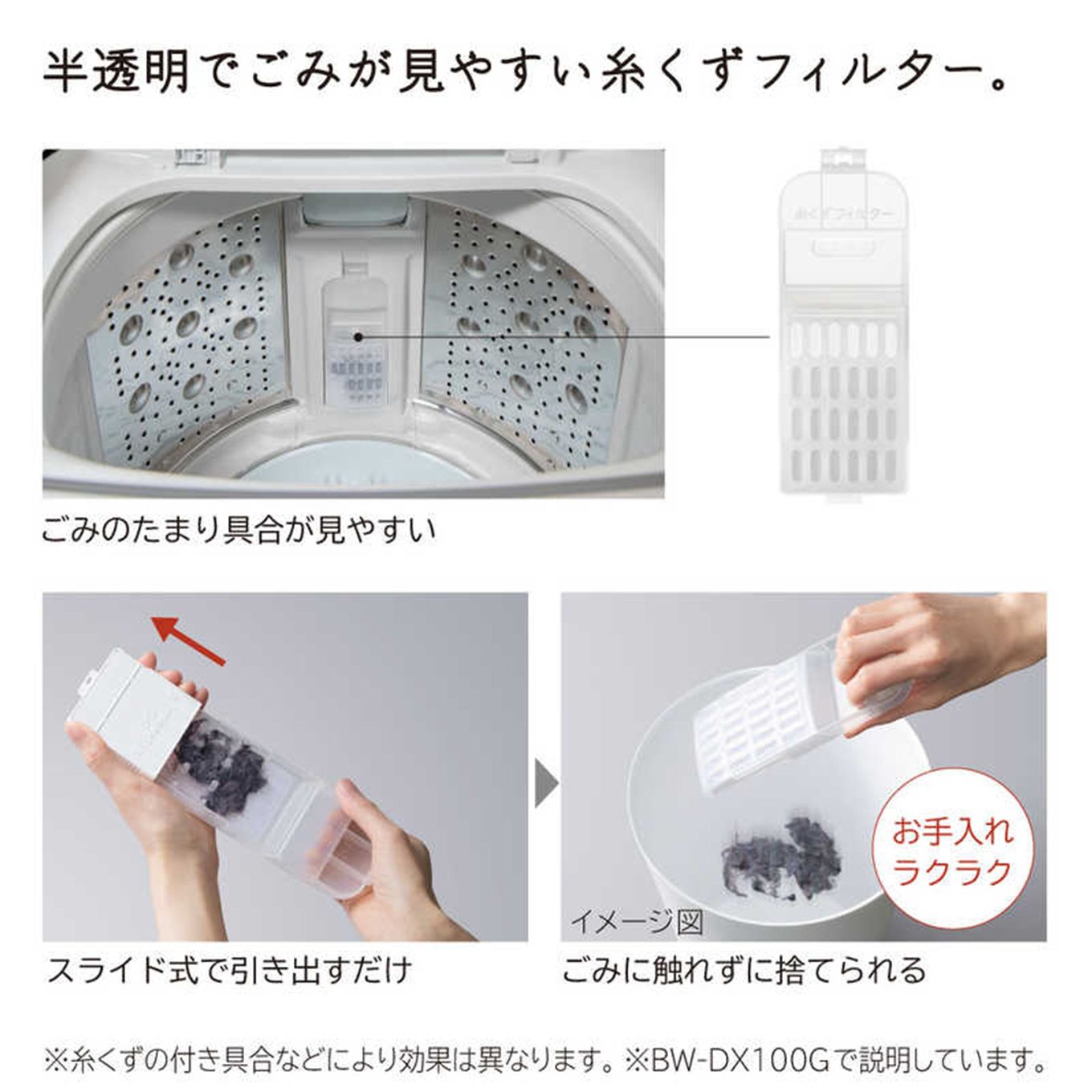 グリーン住宅ポイント縦型洗濯乾燥機 ビートウォッシュ(洗濯8.0kg / 乾燥4.5kg / ヒーター乾燥 / ふろ水ポンプ付)イメージ