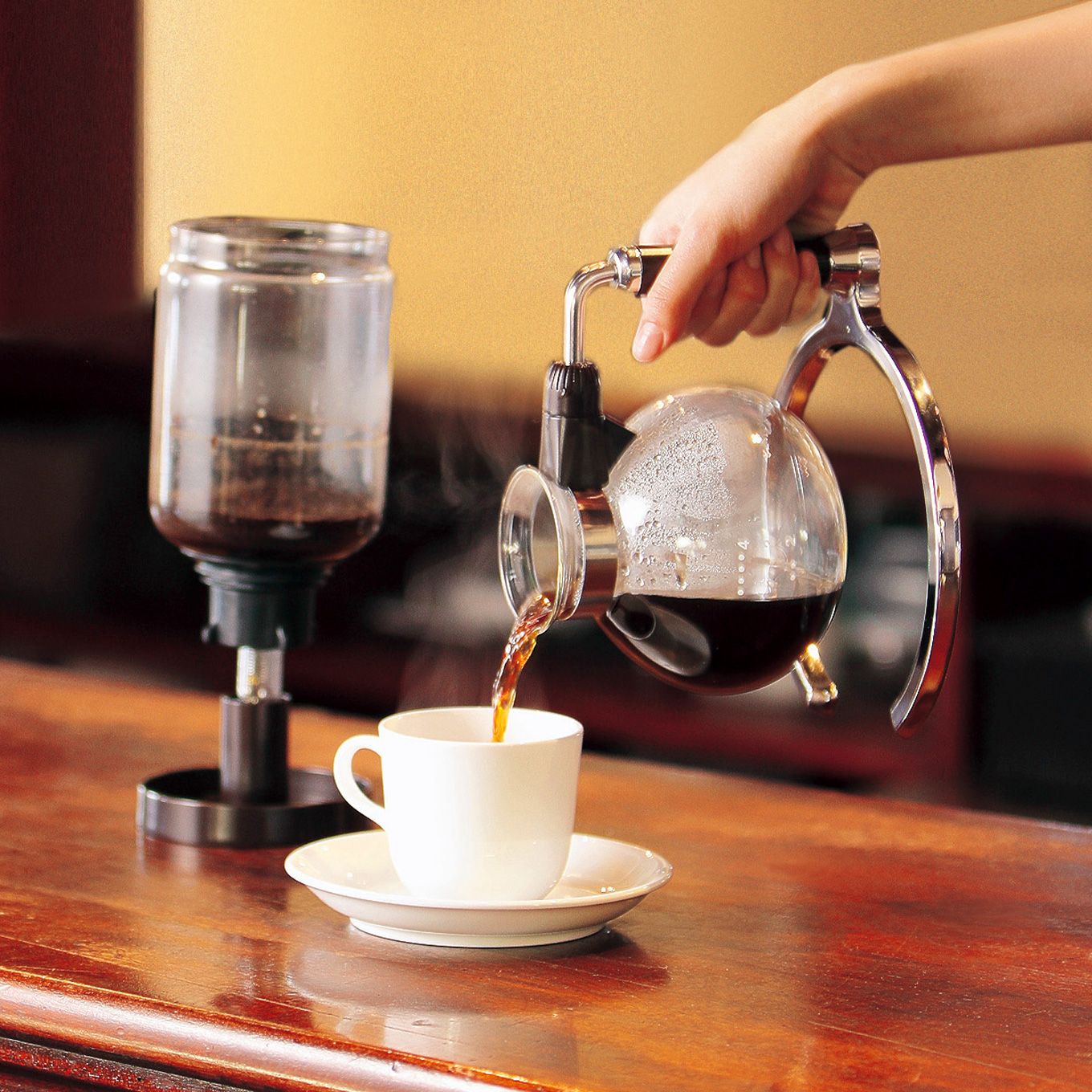 グリーン住宅ポイントサイフォン式コーヒーメーカー CM-D854BRイメージ