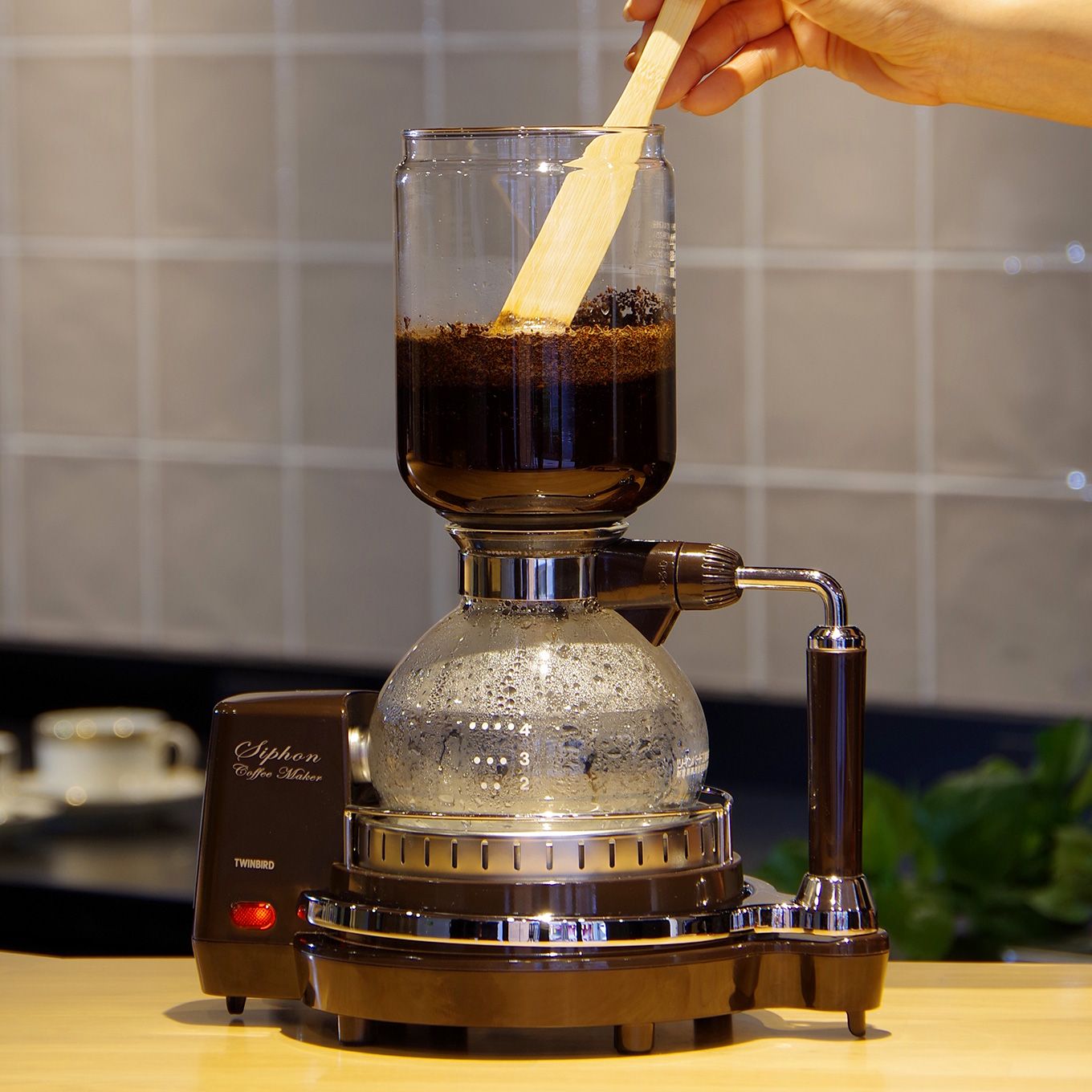 グリーン住宅ポイントサイフォン式コーヒーメーカー CM-D854BRイメージ