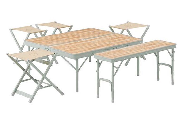 大人数で使える
6人用テーブルセット!