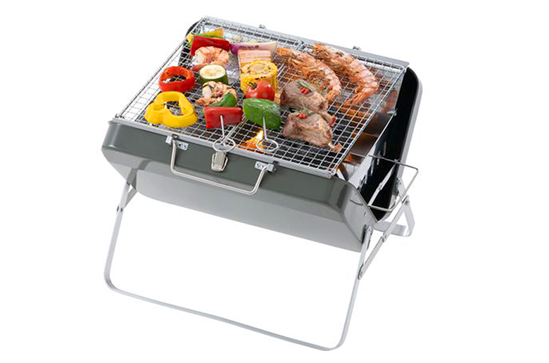 スマートに持ち運べる
アタッシュケース型グリル