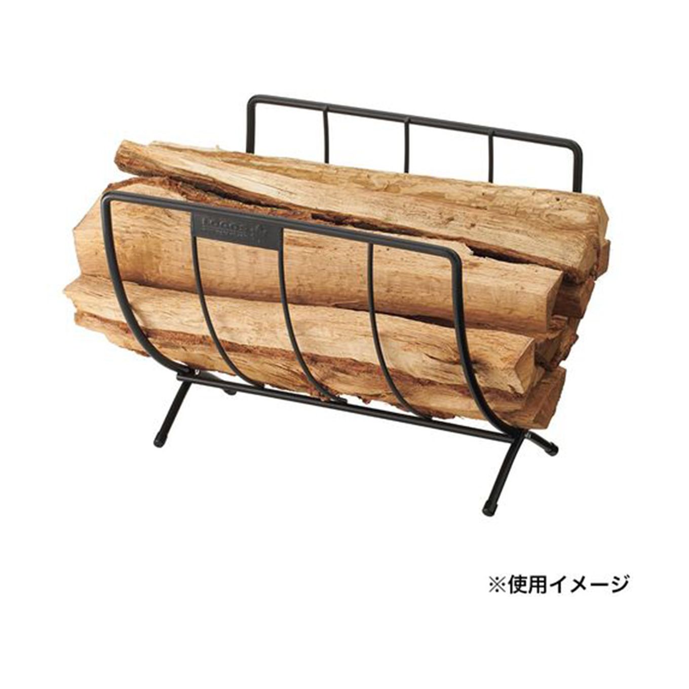 グリーン住宅ポイントLOGOS 薪ラック テーブルイメージ