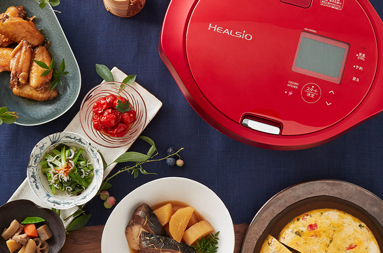 コンパクトな新デザイン
たっぷり作れる2〜6人用