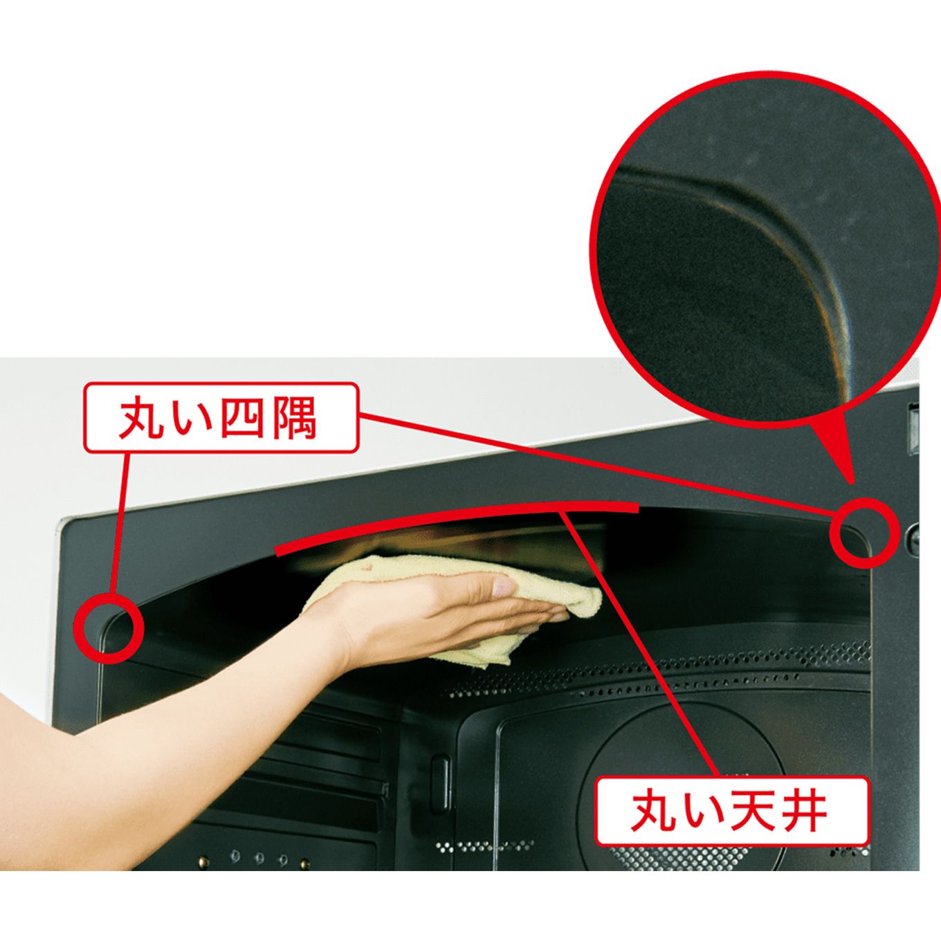 グリーン住宅ポイント過熱水蒸気オーブンレンジ 石窯ドーム(30L)ER-WD3000-Wイメージ