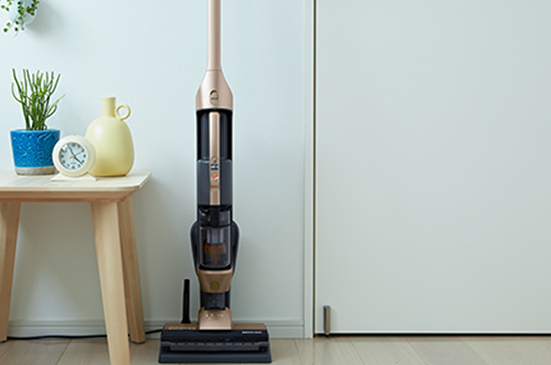 自走スムースヘッドでキレイをラクに
ハンディでも手軽に使える2in1タイプ