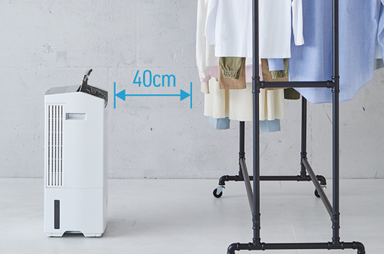 大量の洗濯物も1年中カラッと
1年中スピード衣類乾燥