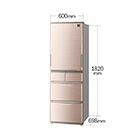 シャープ 冷蔵庫 SJX414H（400～499L） ブラウン系 SJ-X414H｜グリーン