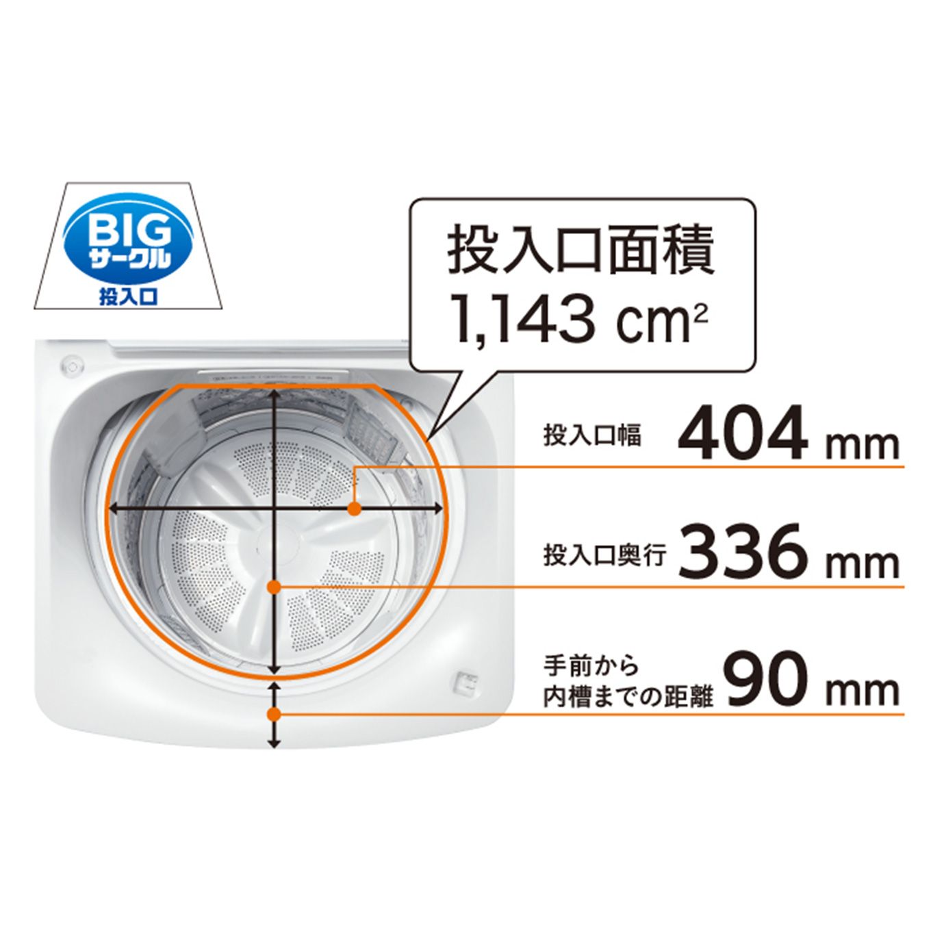 グリーン住宅ポイント全自動洗濯機 NA-JFA808(洗濯8.0kg/乾燥機能無/上開き)イメージ