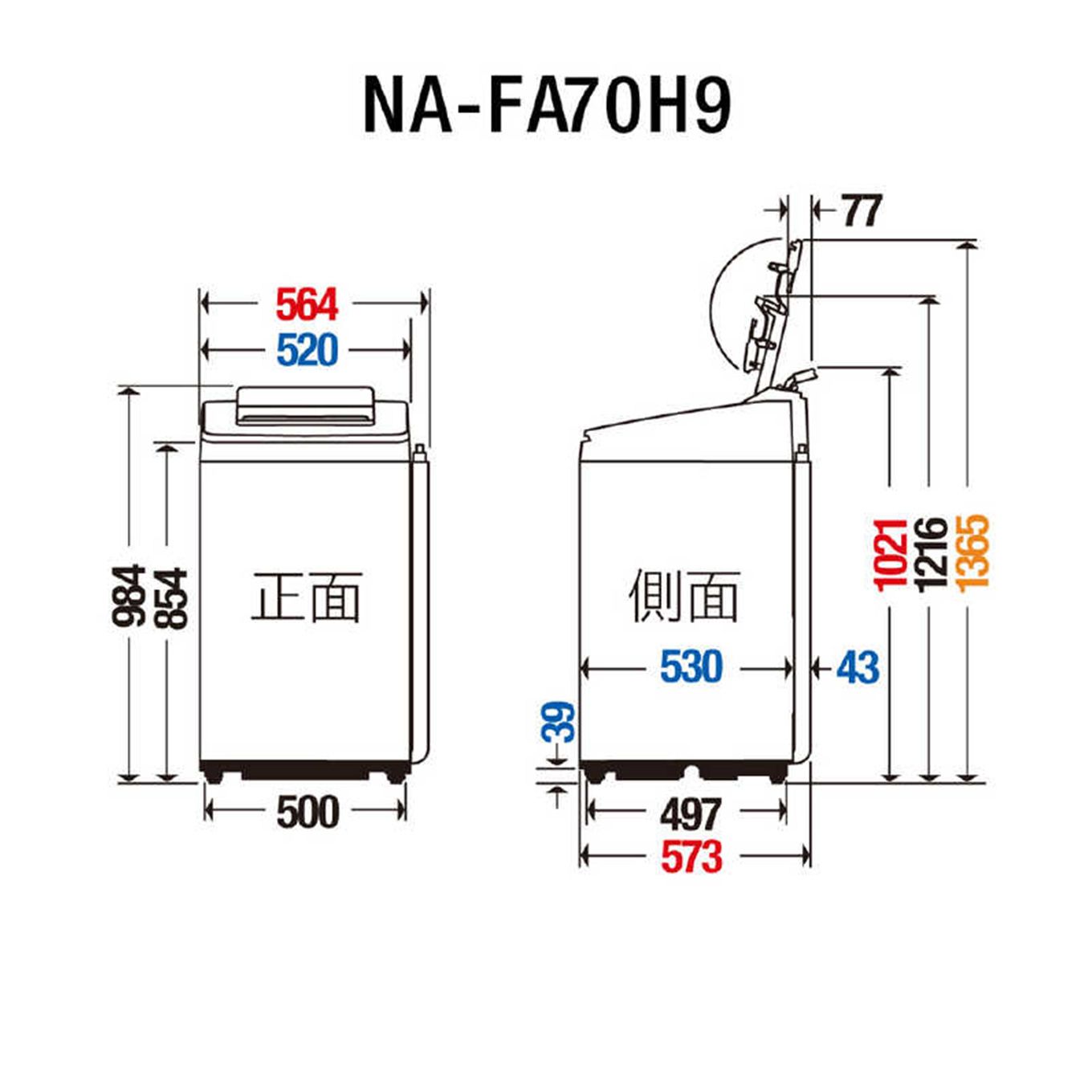 グリーン住宅ポイント全自動洗濯機 FAシリーズ(洗濯7.0kg / 泡洗浄 / ふろ水ポンプ付)イメージ