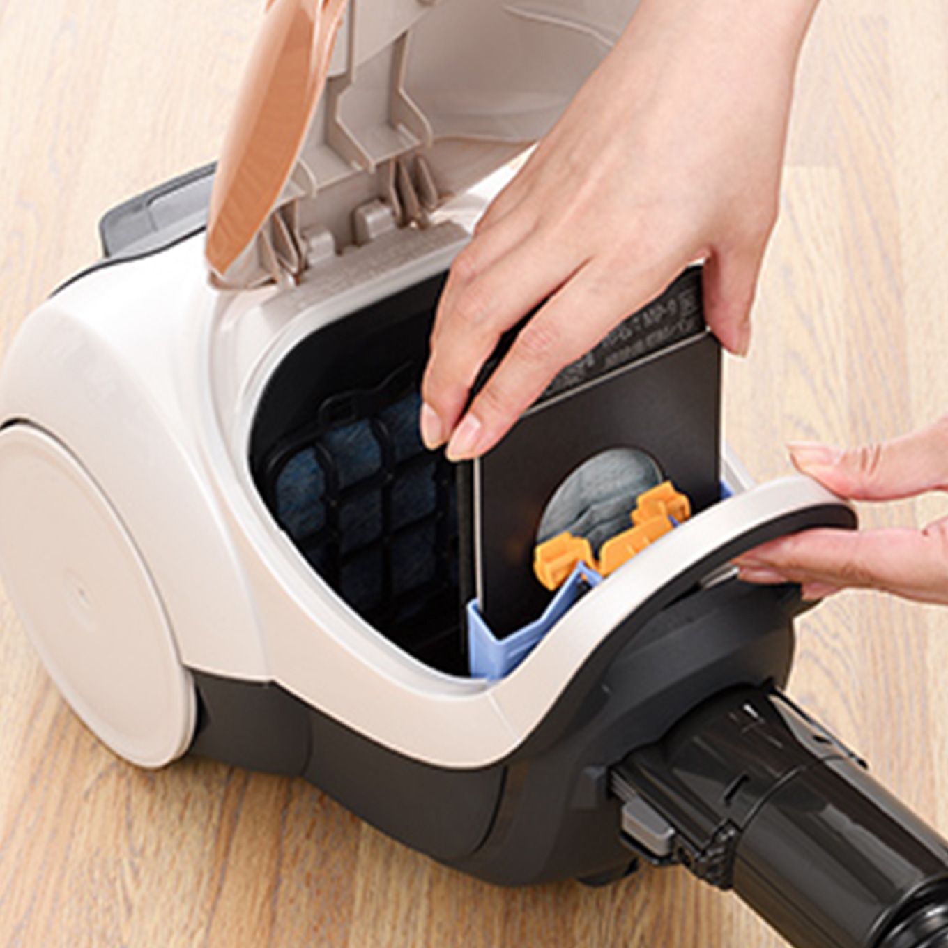 グリーン住宅ポイント紙パック式掃除機 Be-K(ビケイ)TC-FJ2Aイメージ