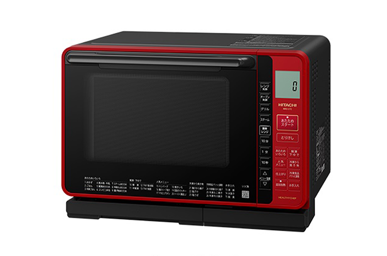 過熱水蒸気調理ができる
フラット庫内オーブンレンジ