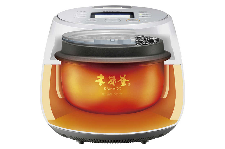 Amazon | 三菱電機 炊飯器 5.5合 IH式 日本製 本炭釜 KAMADO