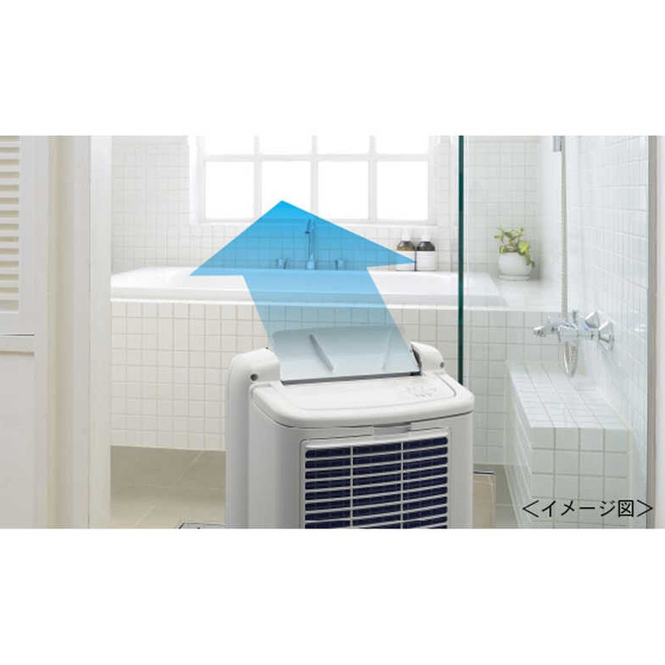 グリーン住宅ポイント除湿機 サラリ MJ-P180SX(木造18畳まで/鉄筋45畳まで/コンプレッサー方式)イメージ