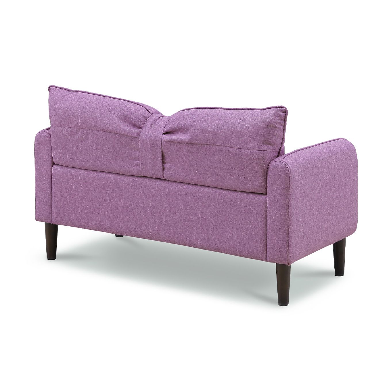 グリーン住宅ポイント可愛いサイズ感 2人掛けソファ(ピンクパープル)設置・組立て付きイメージ