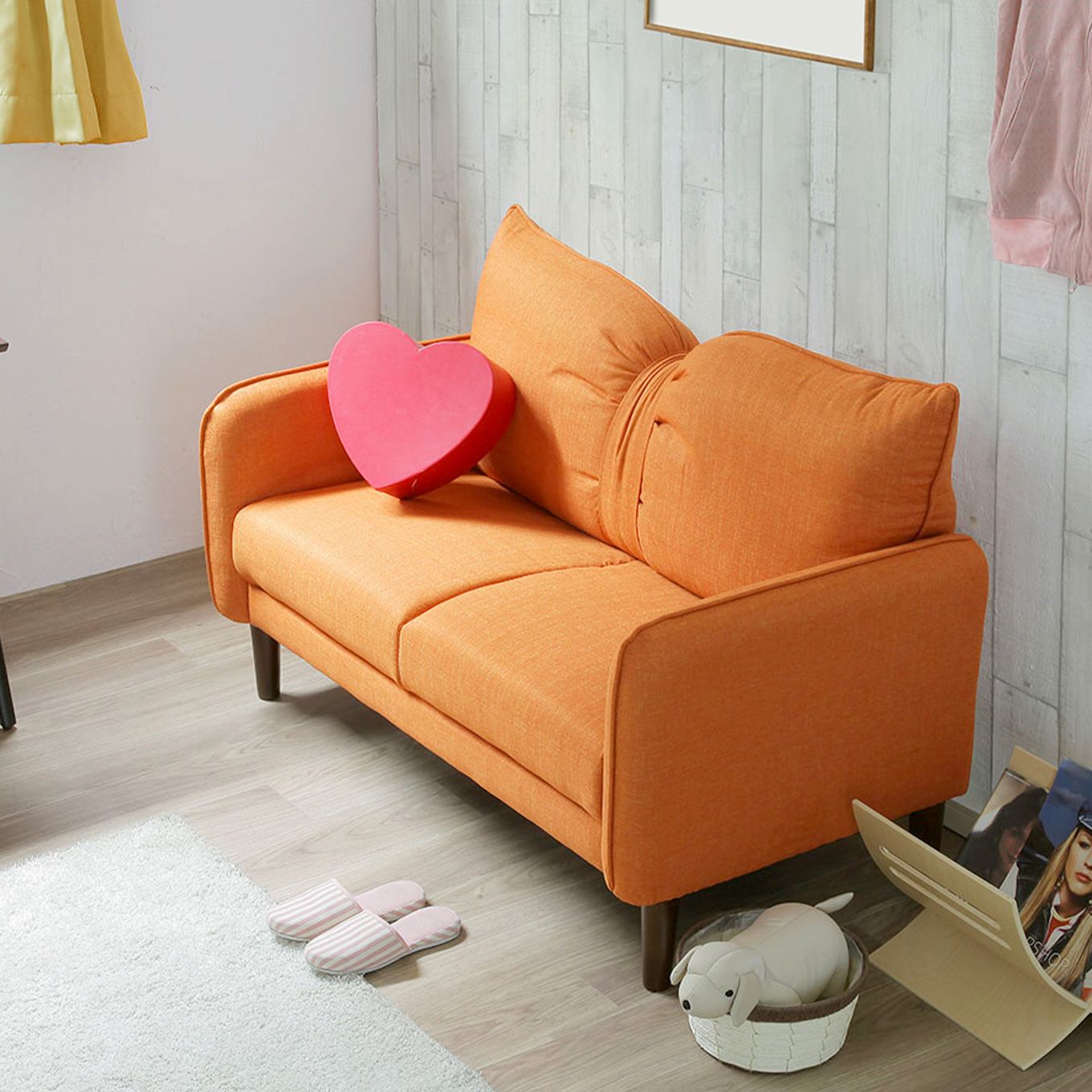 グリーン住宅ポイント可愛いサイズ感 2人掛けソファ(設置・組立て付き)イメージ