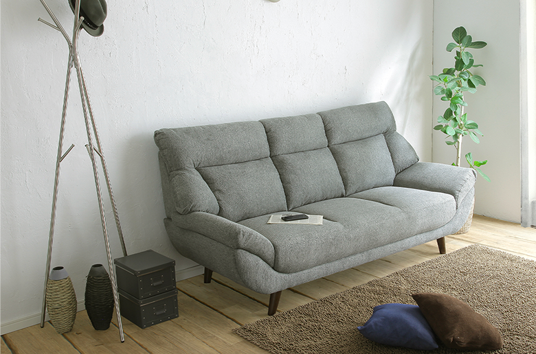 ふんわりとした肌ざわりで
丸みを帯びた優しいデザイン