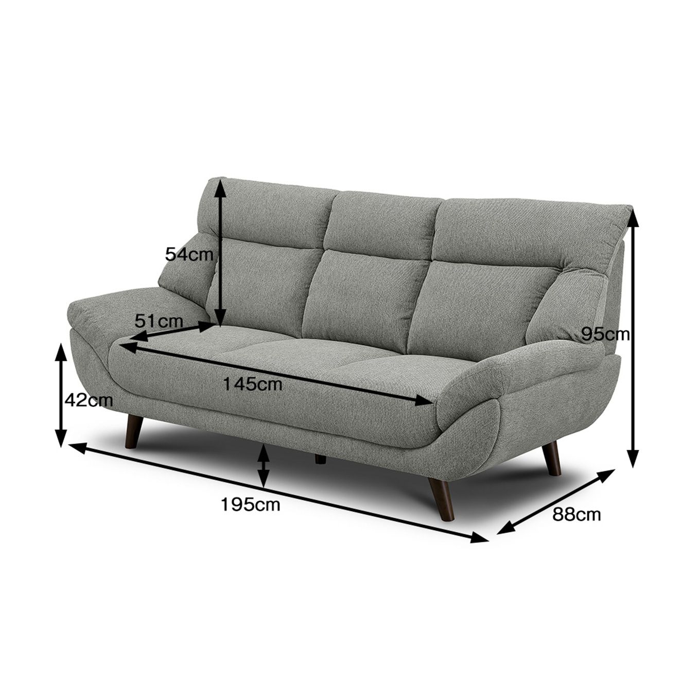 グリーン住宅ポイント落ち着いた雰囲気 3人掛けソファ(設置・組立て付き)イメージ