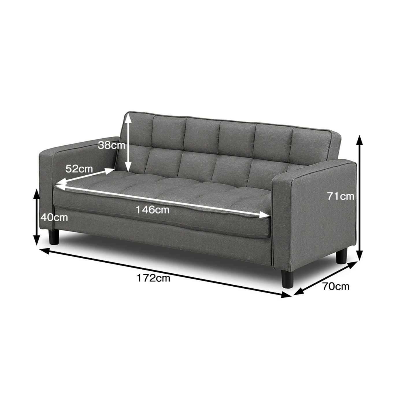 グリーン住宅ポイントポップなカラーリング 3人掛けソファ(設置・組立て付き)イメージ