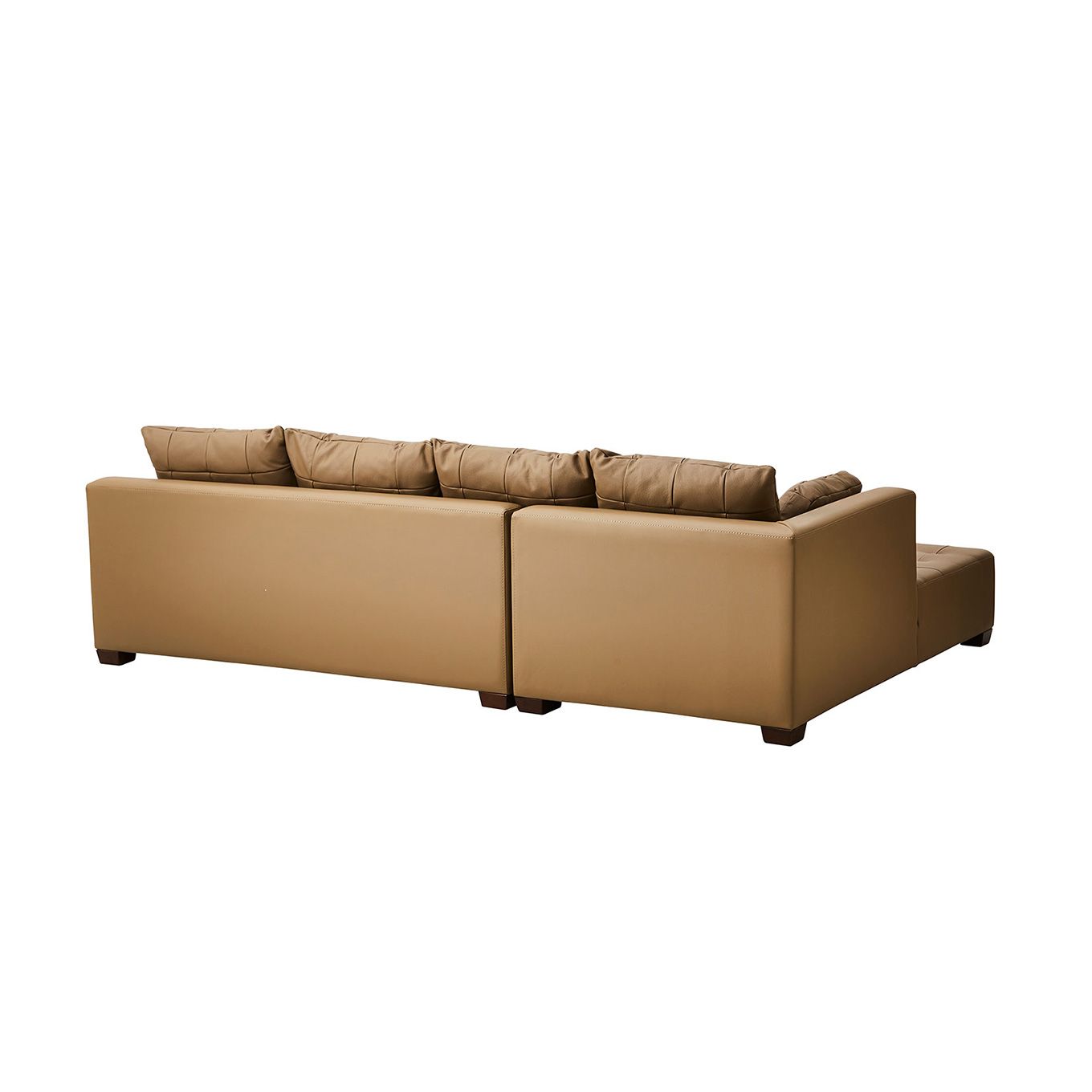 グリーン住宅ポイント本革 右カウチソファ オットマン付き ワイド(設置・組立て付き)イメージ