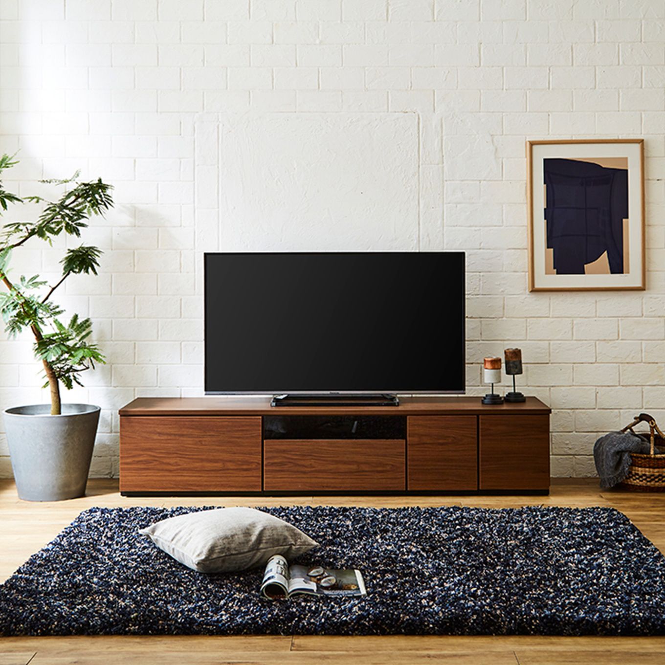 グリーン住宅ポイント組み換えできる 幅180 テレビボード(設置・組立て付き)イメージ