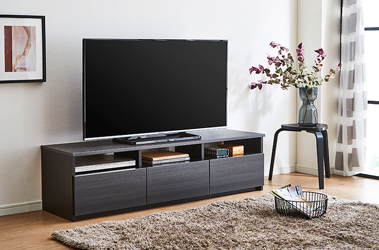 木目調がおしゃれ
引出しは滑らかなフルオープン機能