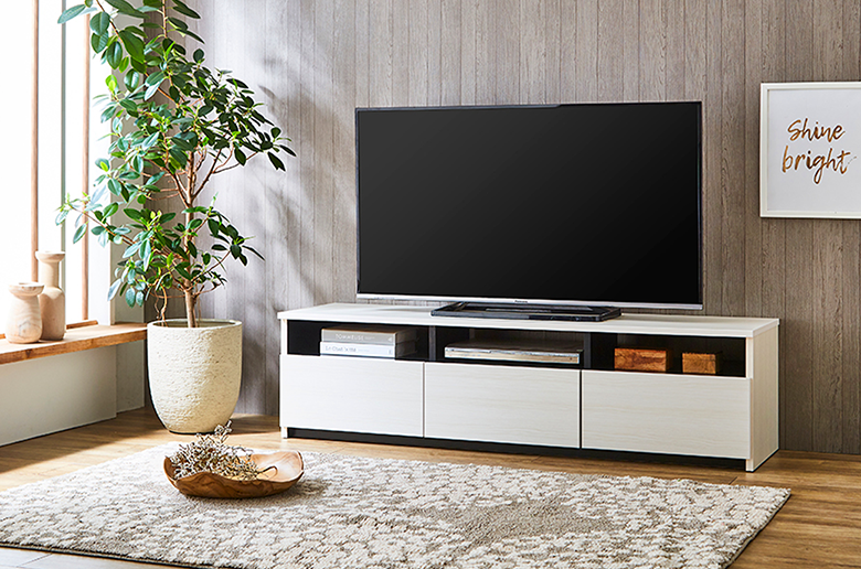 木目調がおしゃれ
引出しは滑らかなフルオープン機能