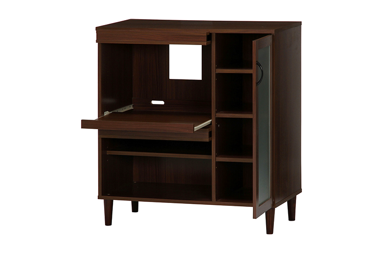 北欧風のリビングにもキッチンにおすすめ
生活感をおしゃれに隠せるすりガラス仕様