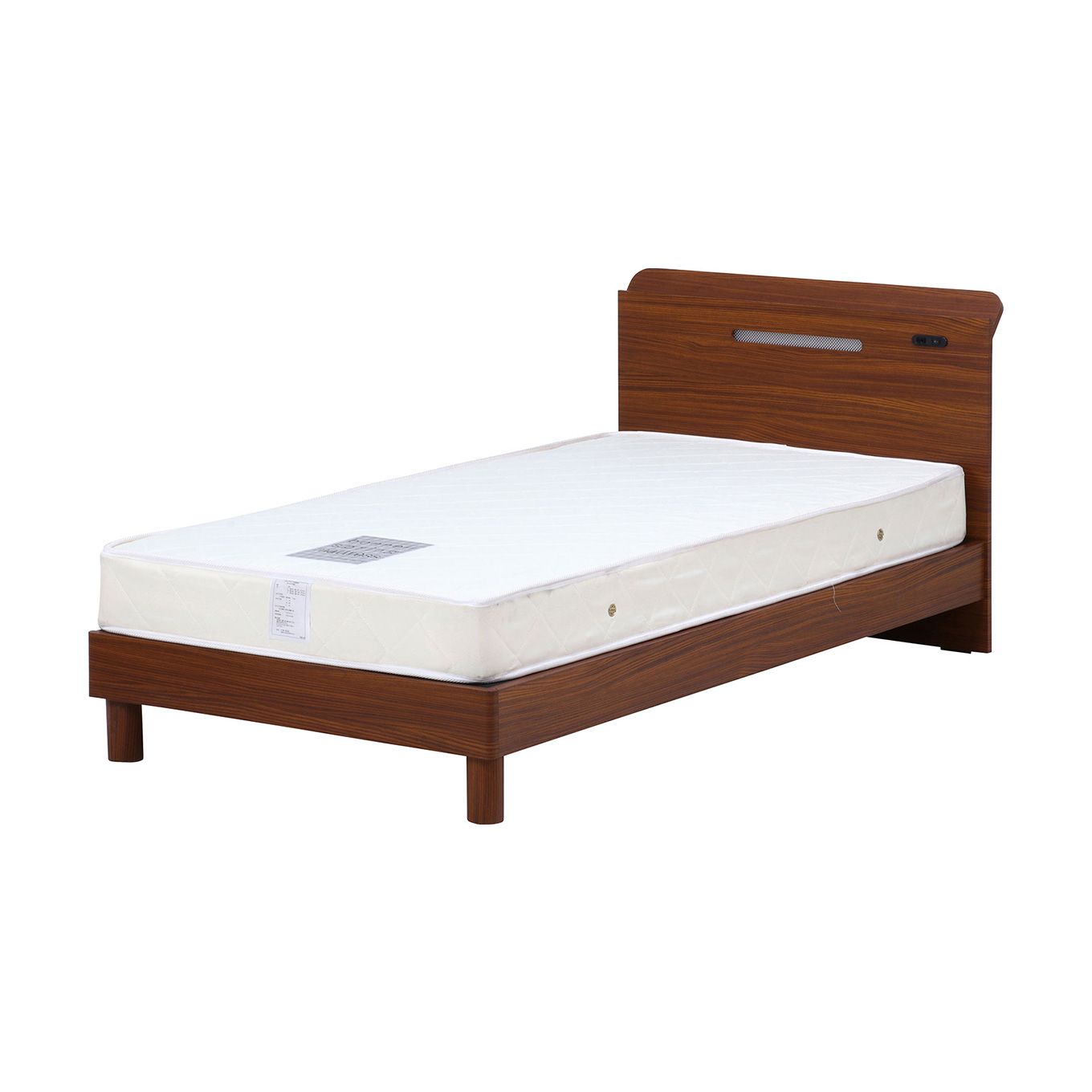 グリーン住宅ポイント3Dペーパー 木製ベッドイメージ