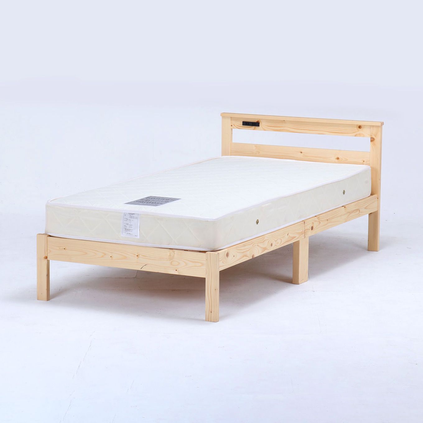 グリーン住宅ポイントパイン材木製ベッドイメージ