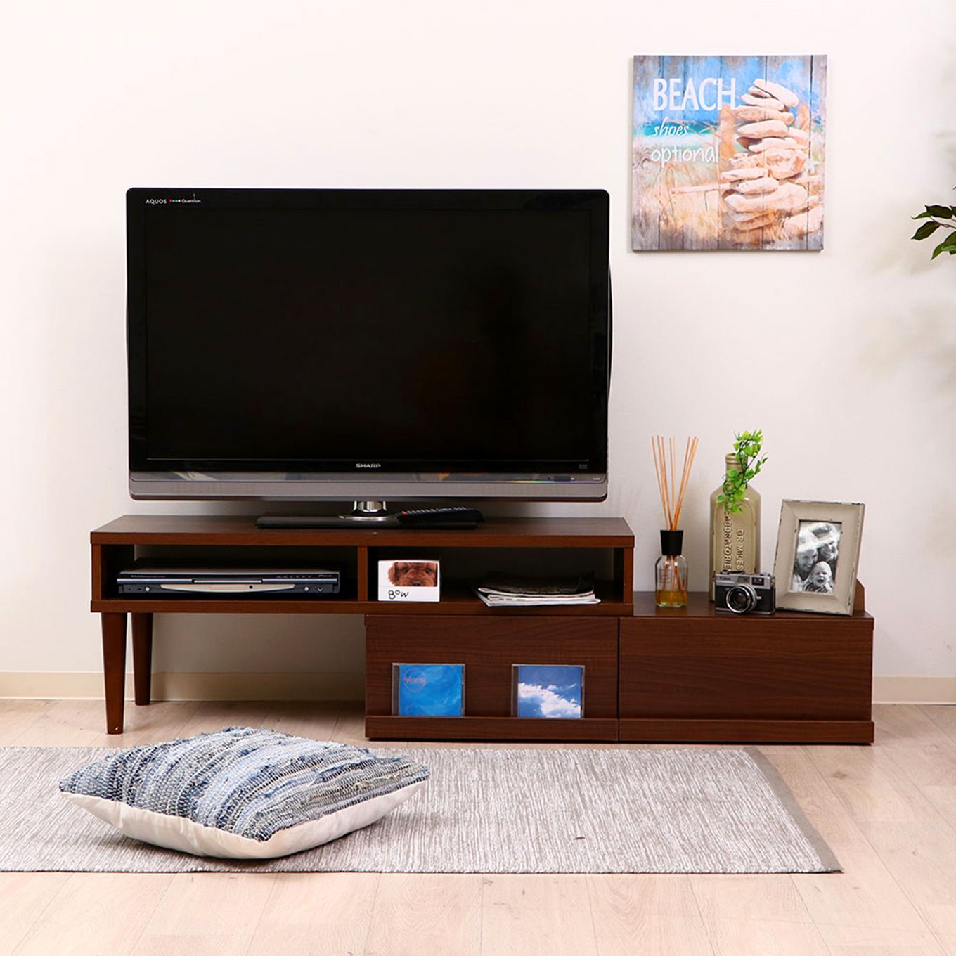 グリーン住宅ポイント伸縮テレビボードイメージ