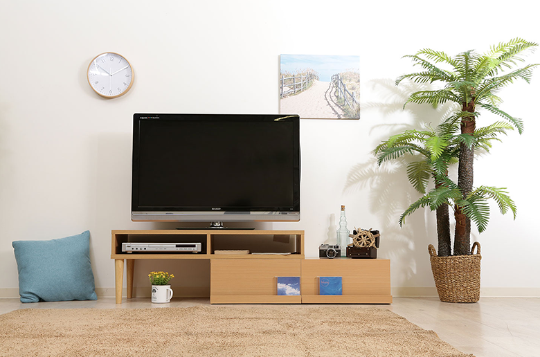 伸縮自在・左右入れ替え可・角度自由で
好きなレイアウトを楽しめる!