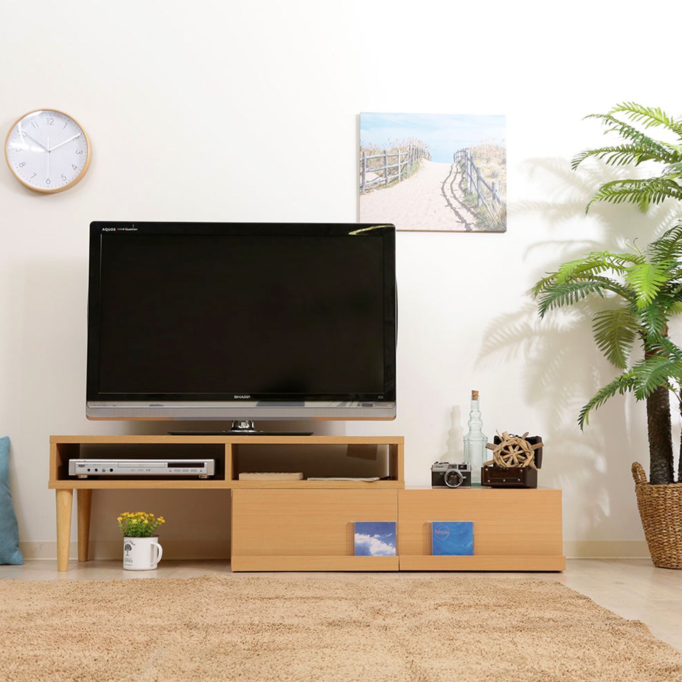 グリーン住宅ポイント伸縮テレビボードイメージ