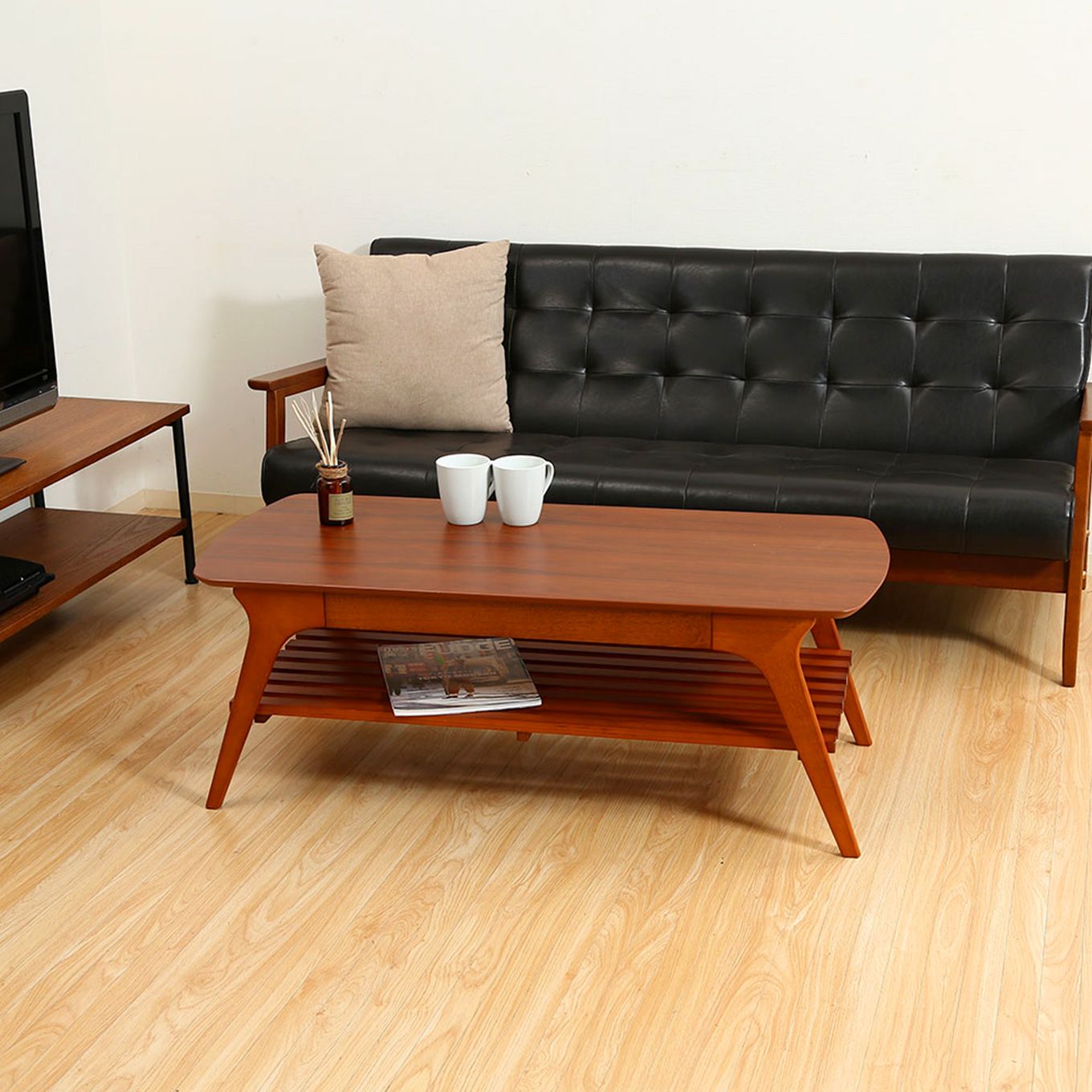 グリーン住宅ポイント引出し付きセンターテーブルイメージ