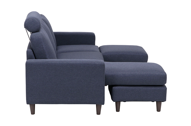 座面クッションの組み替えでアレンジ自由
ヘッドレスト付きで長時間座っていても疲れにくい