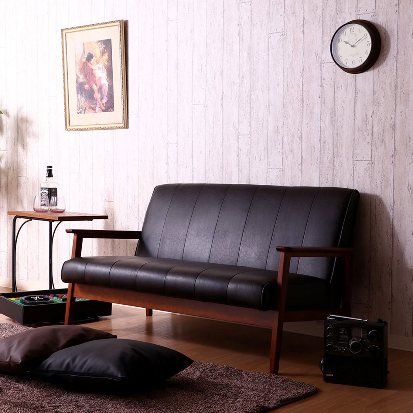 グリーン住宅ポイントバイキャストPUソファー ラバーズ2Pイメージ