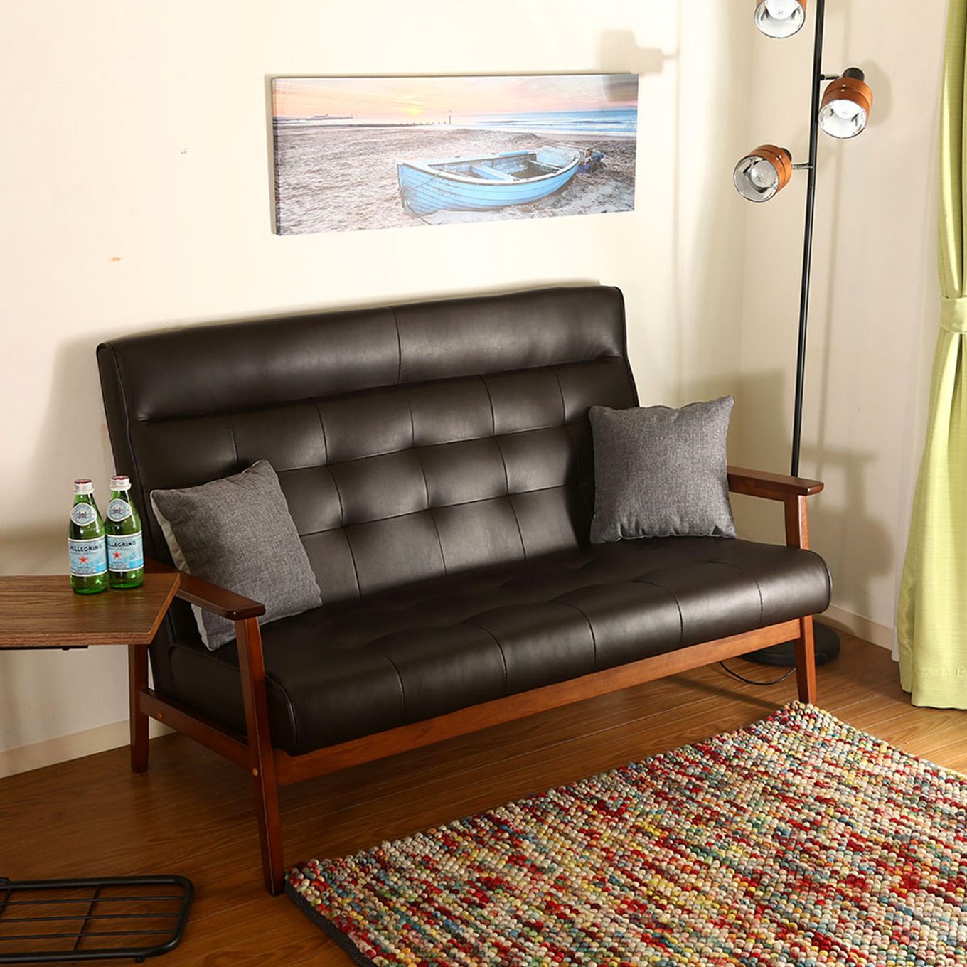 グリーン住宅ポイントハイバックPUソファーイメージ