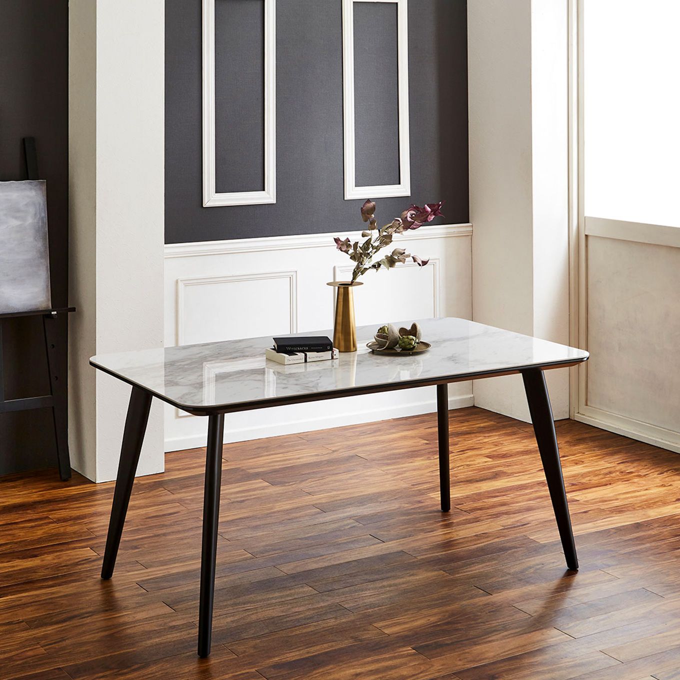 グリーン住宅ポイント耐久性 耐熱性 セラミック ダイニングテーブル 幅150(設置・組立て付き)イメージ